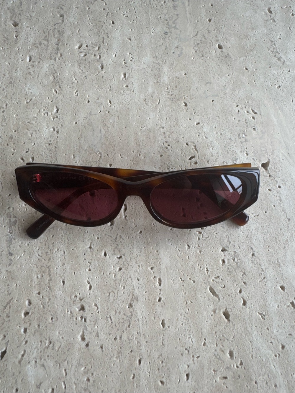 BY FAR Tortoiseshell Rodeo Sunglasses - Picture 8 of 15